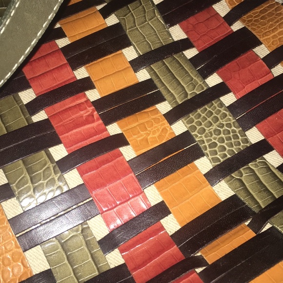 Brighton Collection 2000 Woven Leather purse - Picture 5 of 6